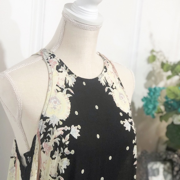 Free People Darjeeling Printed Slip Dress - Picture 6 of 11